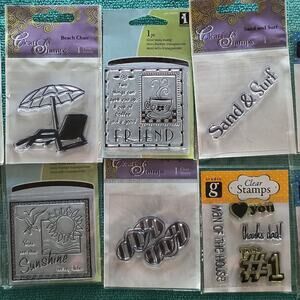 Lot of Clear Stamps